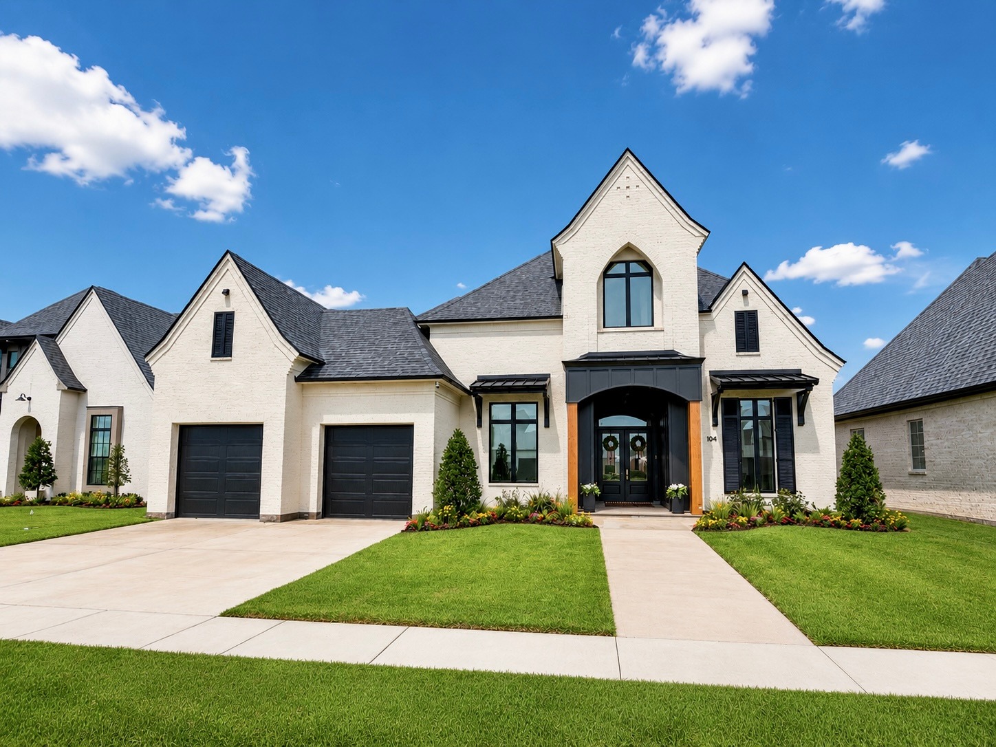 104 Lansing Ln — front exterior